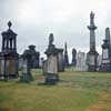 Victorian cemetery Glasgow Scotland