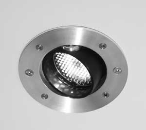 Recessed adjustable downlight lockable for MR16 lamp by MLS