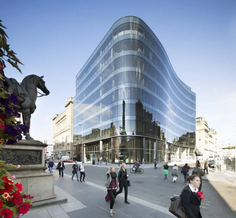 110 Queen Street Development, Glasgow Office design