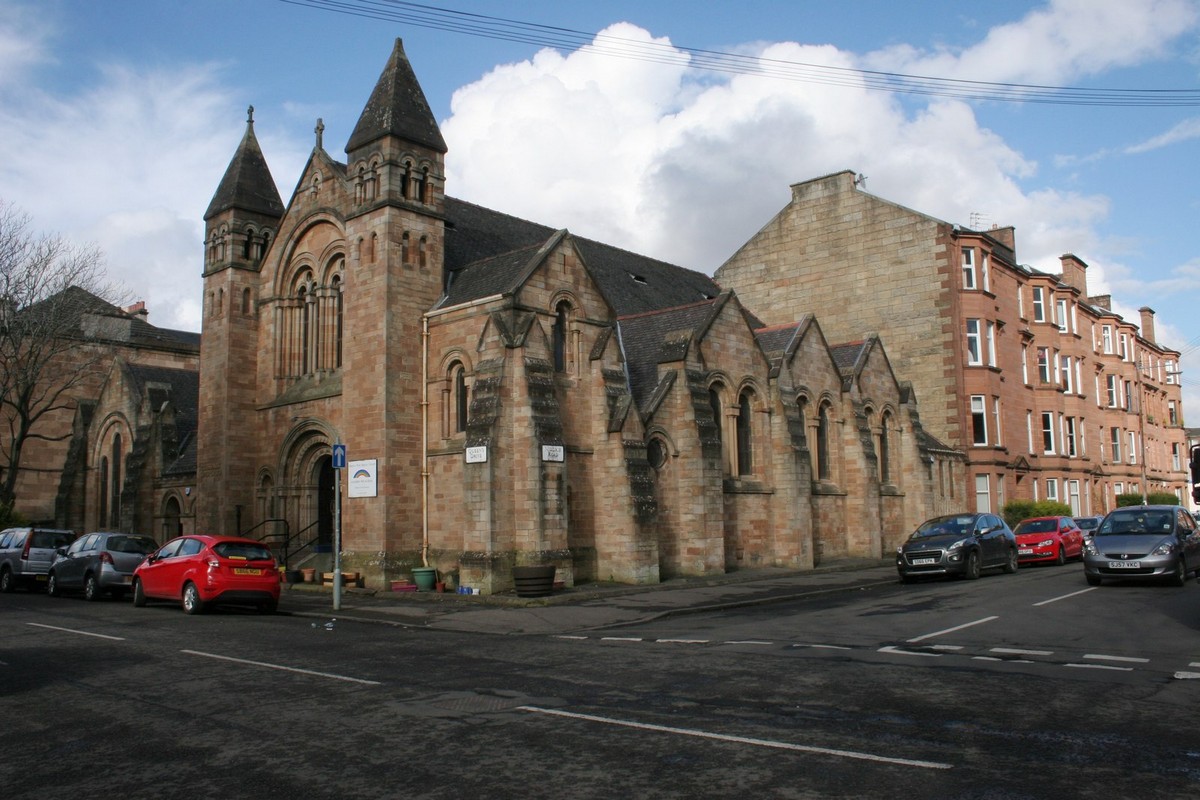Queen's Park Baptist Church and hall Glasgow