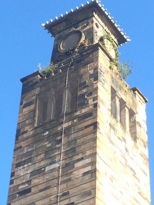 Caledonia Road Church building Glasgow tower