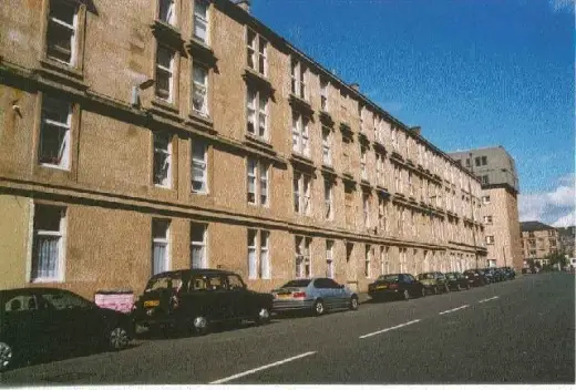 Kent Road Glasgow renovated tenement buildings