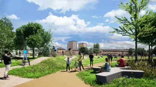 Clyde Gateway Community Park Glasgow Building News 2022