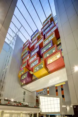 Glasgow hospital building interior