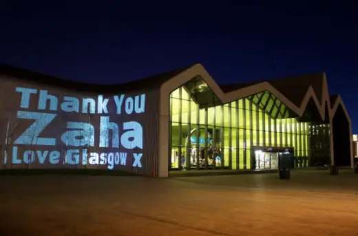 Riverside Museum Zaha Hadid Glasgow Tribute