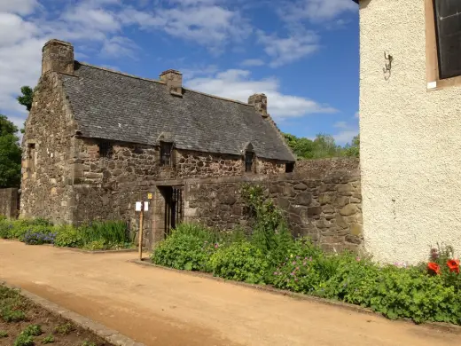 Provan Hall house from garden