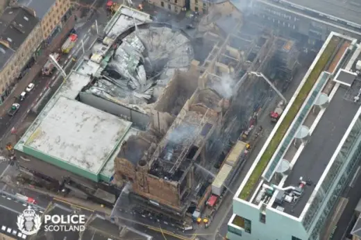 Glasgow School of Art Fire in June 2018