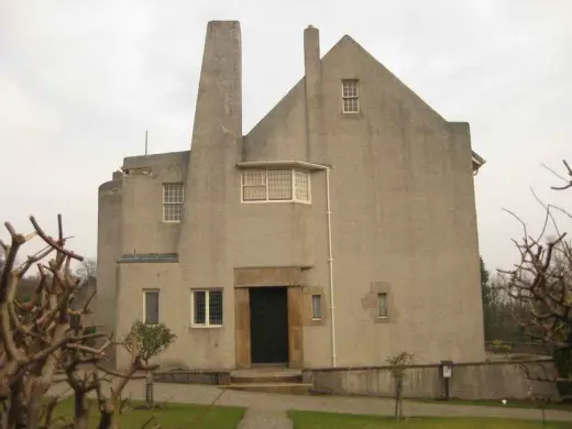 Hill House by Charles Rennie Mackintosh architect in Helensburgh