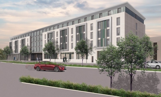 Glasgow Airport Business Park hotel building design by DMA