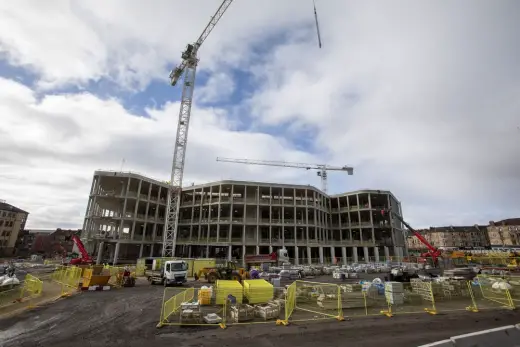 University of Glasgow New Research Hub construction