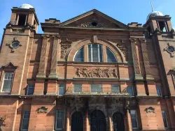 Govan Burgh Halls building sandstone facade