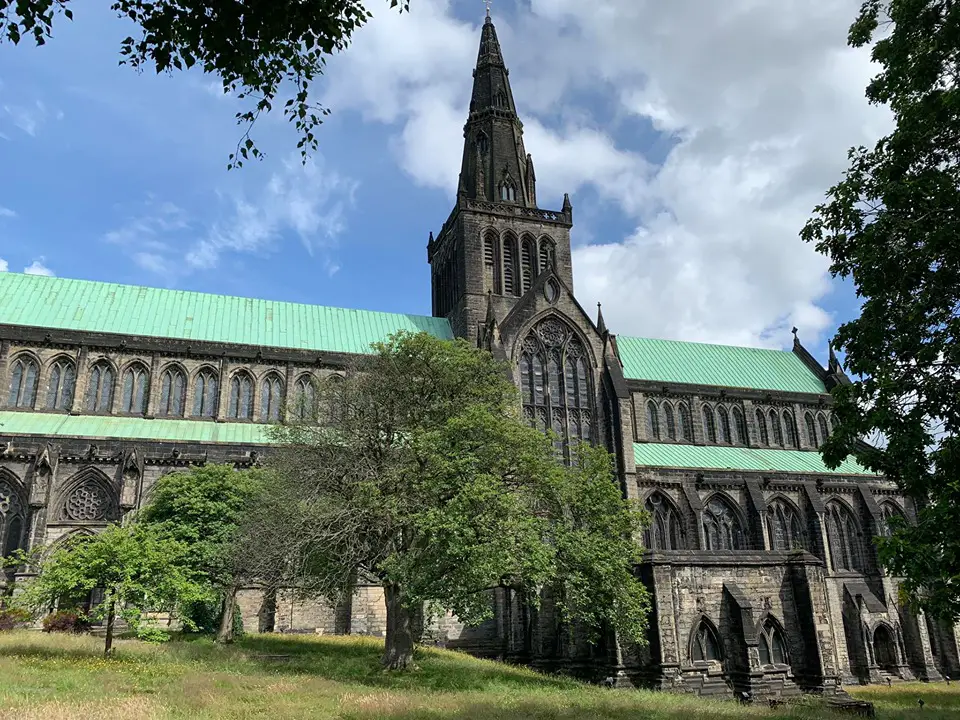 Glasgow Cathedral building from south