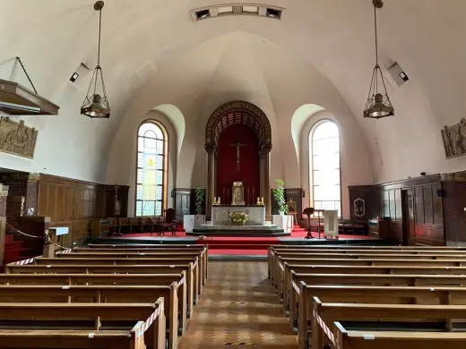 St. Anne RC Church Dennistoun Glasgow building interior