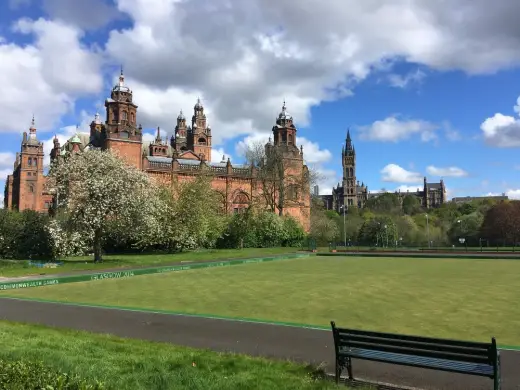 Kelvingrove Art Gallery & Museum Glasgow building landscape