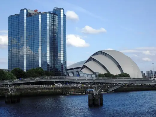 Overview of culture in Glasgow city centre - Clyde Auditorium