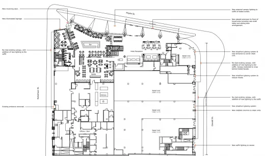 Radisson Blu Hotel Glasgow new plan layout 2021