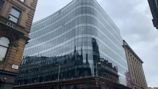 Ingram Street Offices building curtain walling