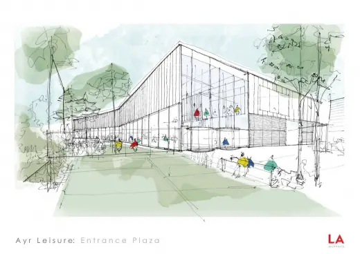 New Ayr Leisure Centre building design