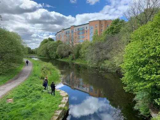 Forth And Clyde Canal housing North Glasgow