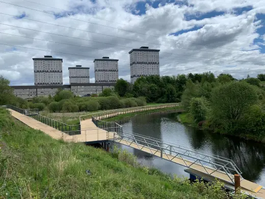 Blocks of flats at Wester Common Drive