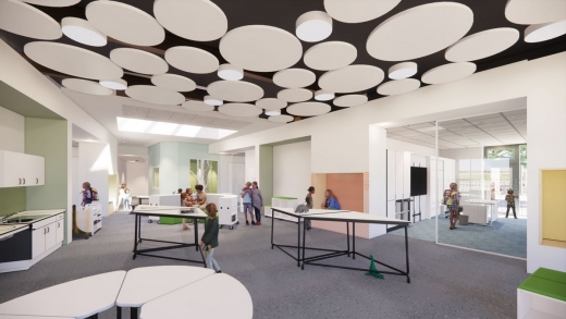 Newmains Primary and St Brigid’s Primary campus and Family Learning Centre interior