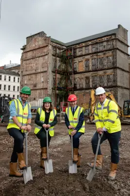 groundbreaking at Candleriggs Square