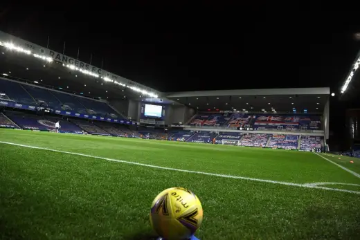 Ibrox Glasgow stadium-shaped apartment building