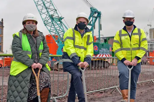 Construction Starts for the new Student Loans Company HQ Glasgow