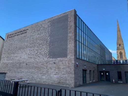 Glasgow Gaelic School, Finnieston brick facade