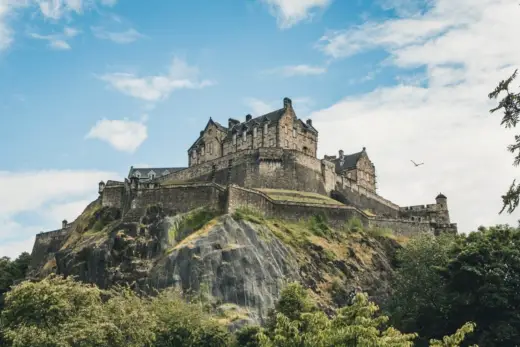 Edinburgh Castle - famous Scottish architecture