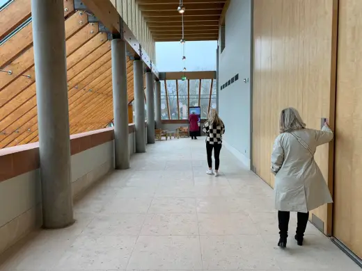 Burrell Collection restaurant top space