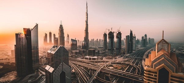 Contrasting architectural marvels: Glasgow and Dubai city