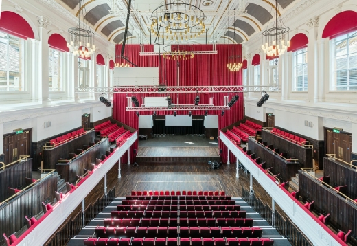 Renfrewshire Council building main hall design by Holmes Miller Architects