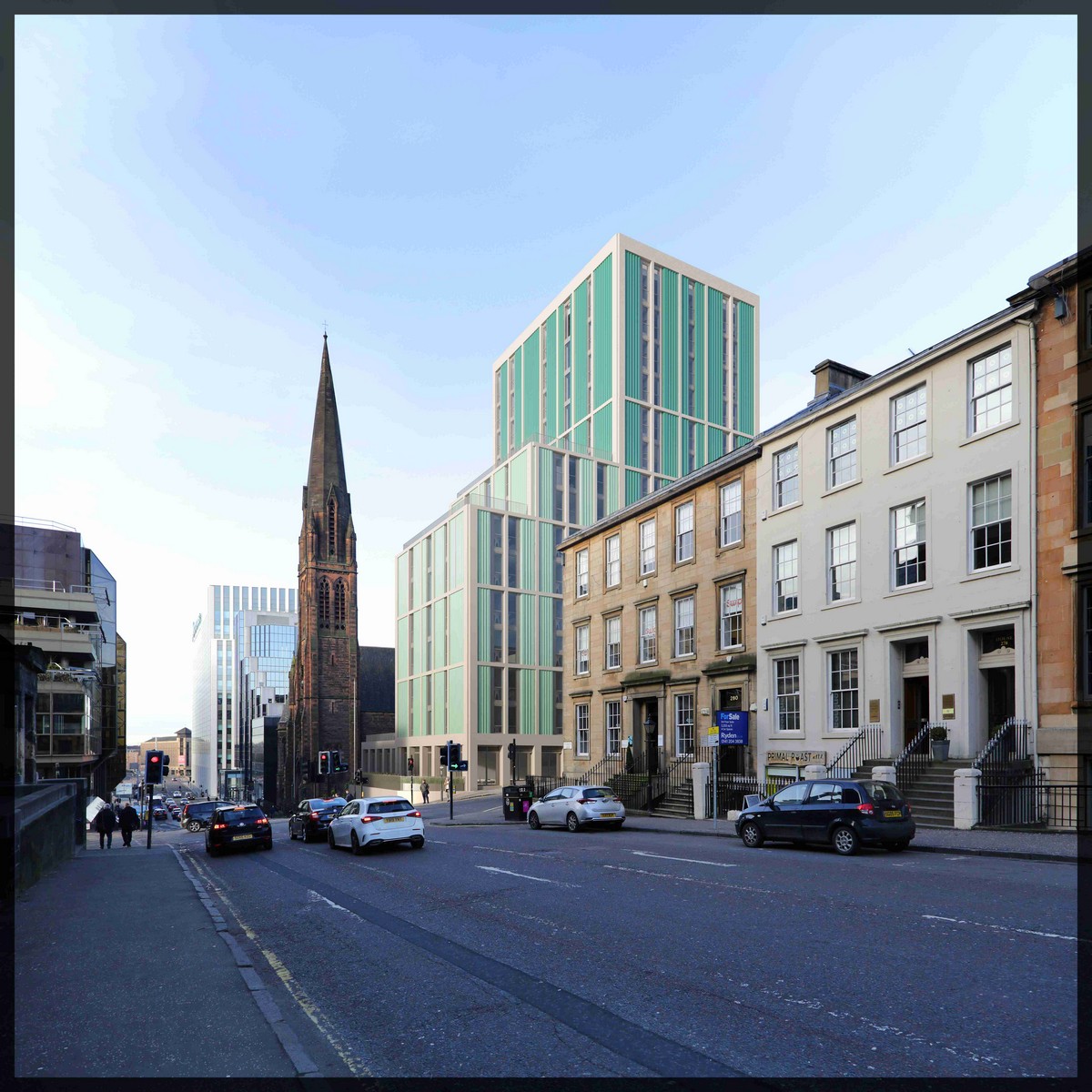 292-298 St Vincent Street Apartments Glasgow Building News 2024