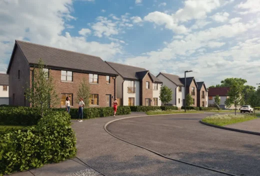 Cruden Homes new housing development in Denny, Falkirk