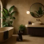 Home biophilic interior design space