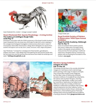Glasgow Art Club Spring Exhibition