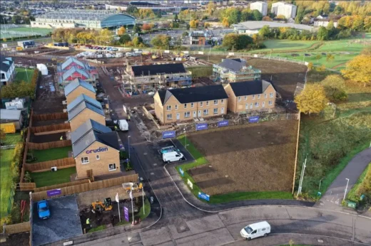 King’s View development in Toryglen Glasgow by Cruden Homes