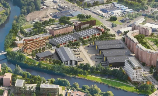 Shawfield Phase 1 Glasgow Clyde Gateway buildings