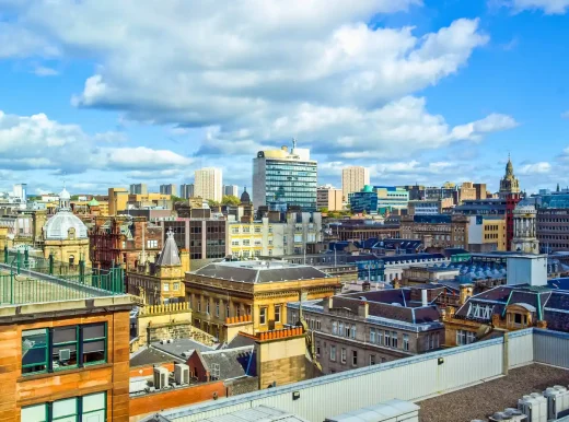 Glasgow buildings city centre skyline