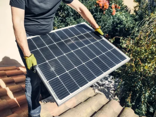 Glasgow solar panel home Scotland