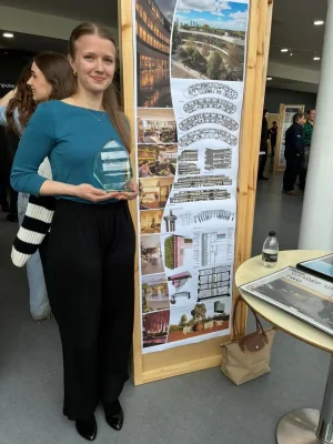 Winner Poppy McCubbing and her final design