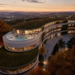 Ravenscraig Plot E7 master plan design contest rooftop pool