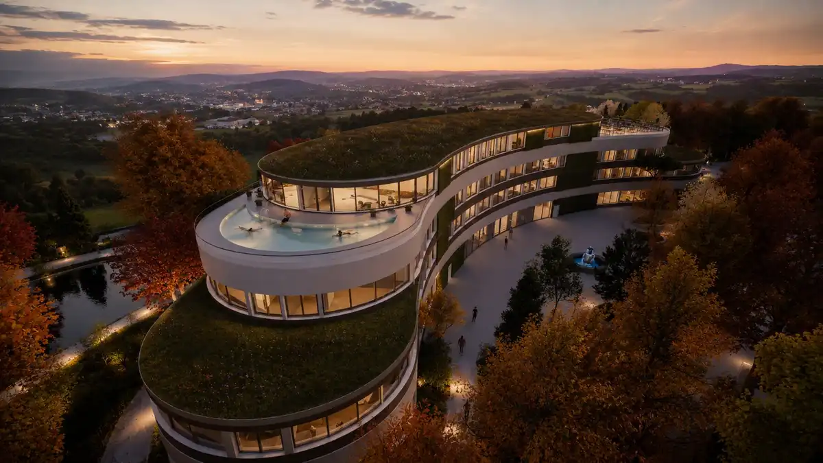 Ravenscraig Plot E7 master plan design contest rooftop pool
