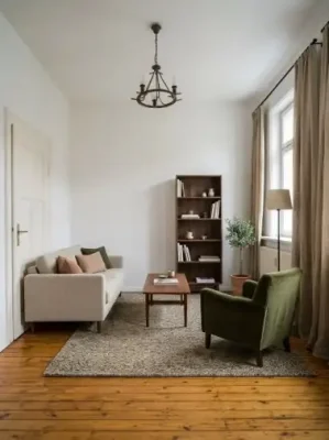 AI interior design for Glasgow tenement flats