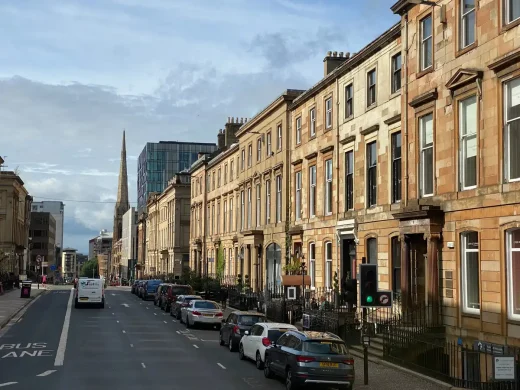 Glasgow old commercial buildings Scotland