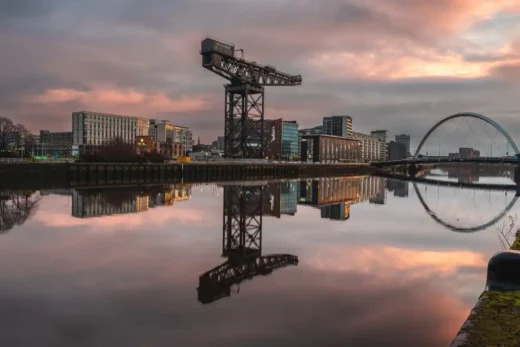Cleaning Glasgow's new buildings